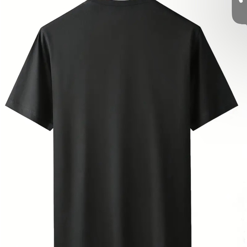 Black Graphic Crew Neck T-Shirt - Picture 2 of 3